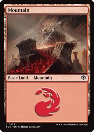 Mountain (0278) (278) [Secrets of Strixhaven] Foil