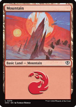Mountain (0279) (279) [Secrets of Strixhaven] Foil