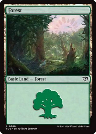 Forest (0280) (280) [Secrets of Strixhaven]