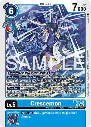 Crescemon [BT25-026] [Dual Revolution] Foil