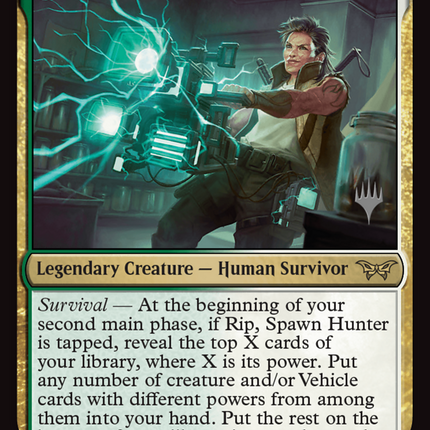 Rip, Spawn Hunter [Duskmourn: House of Horror Promos]