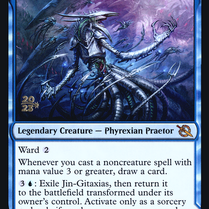 Jin-Gitaxias // The Great Synthesis [March of the Machine Promos] Prerelease Foil