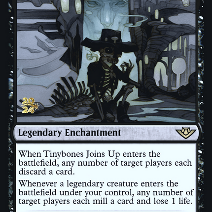 Tinybones Joins Up [Outlaws of Thunder Junction Promos] Prerelease Foil