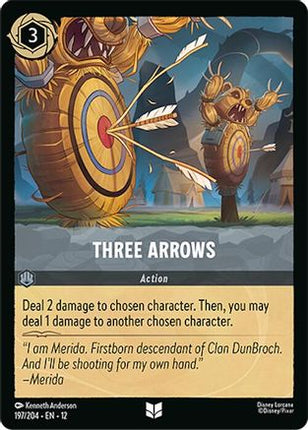 Three Arrows (197/204) - Wilds Unknown Cold Foil