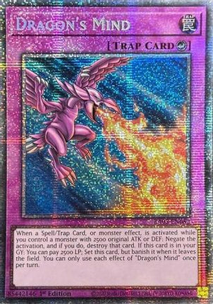 Dragon's Mind  [RA05-EN082] Starlight Rare 1st Edition