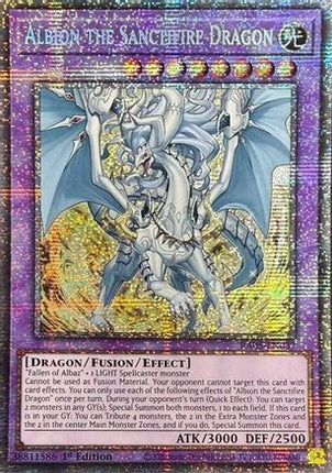 Albion the Sanctifire Dragon  [RA05-EN037] Starlight Rare 1st Edition