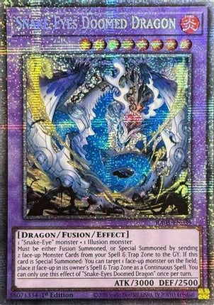 Snake-Eyes Doomed Dragon  [RA05-EN039] Starlight Rare 1st Edition