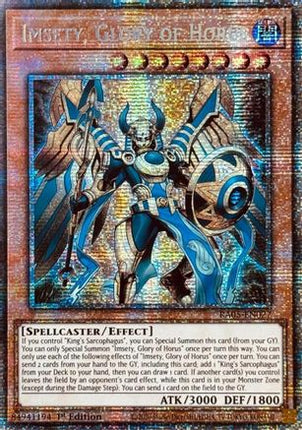 Imsety, Glory of Horus  [RA05-EN027] Starlight Rare 1st Edition
