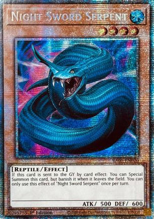 Night Sword Serpent  [RA05-EN020] Starlight Rare 1st Edition