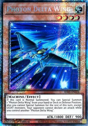 Photon Delta Wing  [RA05-EN026] Starlight Rare 1st Edition