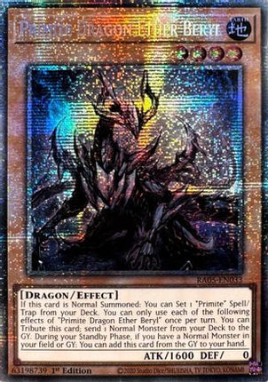 Primite Dragon Ether Beryl  [RA05-EN033] Starlight Rare 1st Edition
