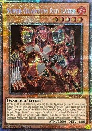 Super Quantum Red Layer  [RA05-EN008] Starlight Rare 1st Edition
