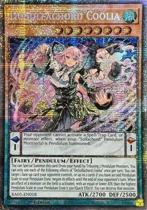 DoSolfachord Coolia  [RA05-EN018] Starlight Rare 1st Edition