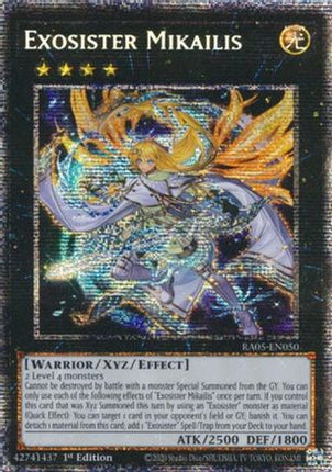 Exosister Mikailis  [RA05-EN050] Starlight Rare 1st Edition
