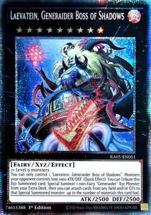 Laevatein, Generaider Boss of Shadows  [RA05-EN051] Starlight Rare 1st Edition