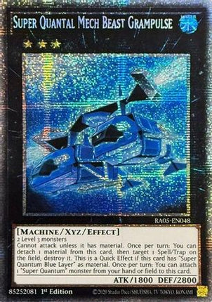 Super Quantal Mech Beast Grampulse  [RA05-EN048] Starlight Rare 1st Edition