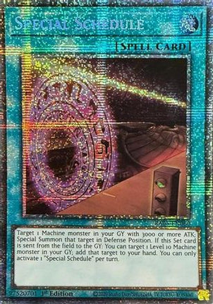 Special Schedule  [RA05-EN060] Starlight Rare 1st Edition