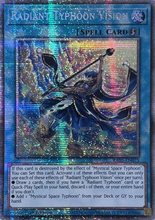 Radiant Typhoon Vision  [RA05-EN075] Starlight Rare 1st Edition