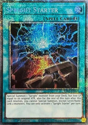 Spright Starter  [RA05-EN068] Starlight Rare 1st Edition