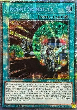 Urgent Schedule  [RA05-EN064] Starlight Rare 1st Edition