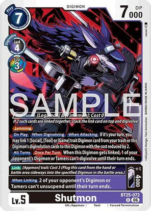 Shutmon [BT25-072] [Dual Revolution] Foil
