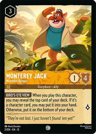 Monterey Jack - Watchful Ranger (2/204) - Wilds Unknown Cold Foil