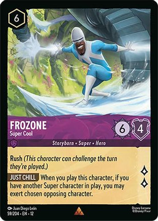 Frozone - Super Cool (59/204) - Wilds Unknown