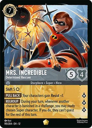 Mrs. Incredible - Determined Rescuer (195/204) - Wilds Unknown Cold Foil