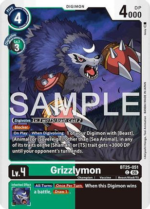 Grizzlymon - BT25-051 [BT25-051] [Dual Revolution]