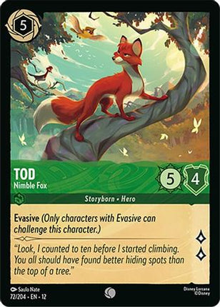 Tod - Nimble Fox (72/204) - Wilds Unknown