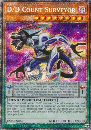 D/D Count Surveyor  [RA05-EN034] Starlight Rare 1st Edition