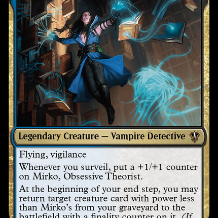 Mirko, Obsessive Theorist [Murders at Karlov Manor Commander] Foil