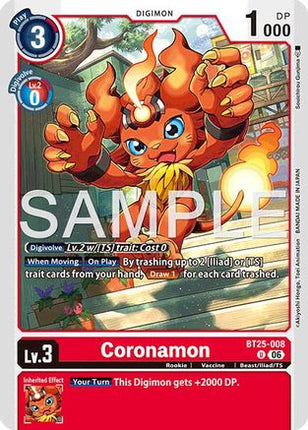 Coronamon [BT25-008] [Dual Revolution]