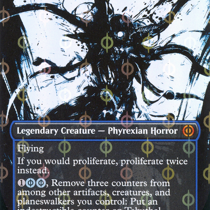Tekuthal, Inquiry Dominus (Showcase) (Borderless) [Phyrexia: All Will Be One] Step-and-Compleat Foil