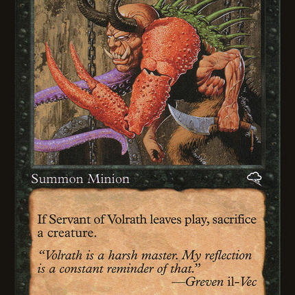 Servant of Volrath (156) [Tempest]