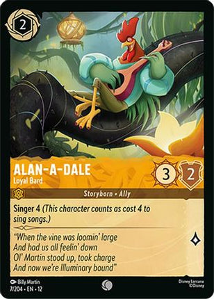 Alan-a-Dale - Loyal Bard (7/204) - Wilds Unknown Cold Foil