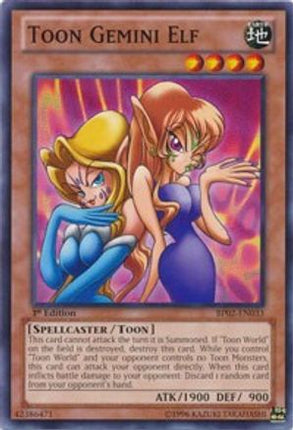 Toon Gemini Elf (Common / Short Print) [BP02-EN033] Unlimited