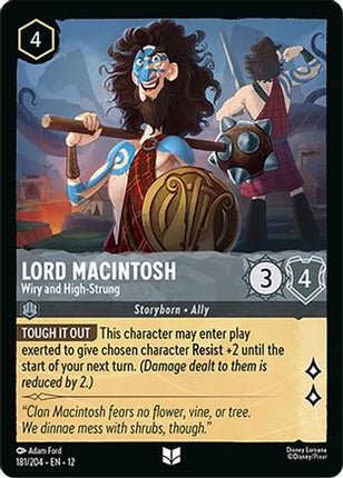 Lord Macintosh - Wiry and High-Strung (181/204) - Wilds Unknown