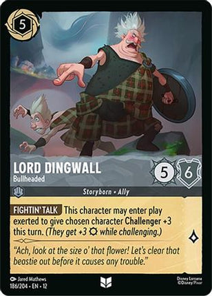 Lord Dingwall - Bullheaded (186/204) - Wilds Unknown Cold Foil