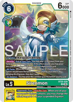 Sirenmon [BT25-039] [Dual Revolution] Foil