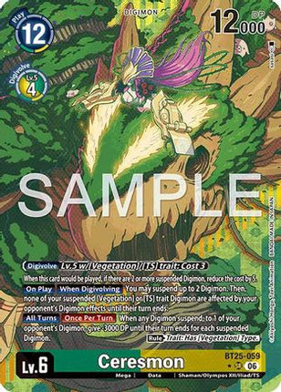 Ceresmon (Alternate Art) [BT25-059] [Dual Revolution] Foil