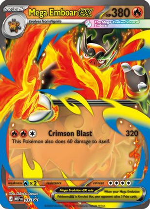 Mega Emboar ex - 035 - 35/null [ME: Mega Evolution Promo] Holofoil