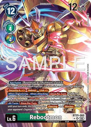 Rebootmon (Alternate Art) [BT25-060] [Dual Revolution] Foil