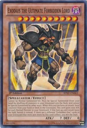 Exodius the Ultimate Forbidden Lord (Common / Short Print) [BP02-EN063] Unlimited