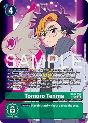 Tomoro Tenma (Alternate Art) [BT25-090] [Dual Revolution] Foil