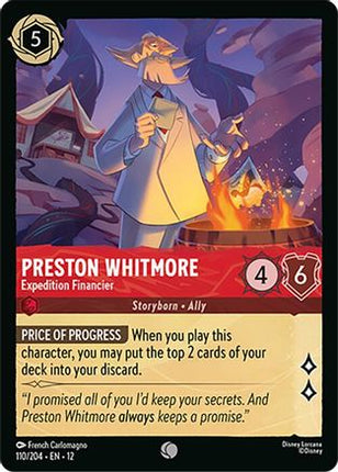 Preston Whitmore - Expedition Financier (110/204) - Wilds Unknown