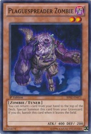Plaguespreader Zombie (Common / Short Print) [BP02-EN071] Unlimited