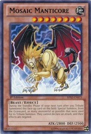 Mosaic Manticore (Rare) [BP02-EN073] Unlimited
