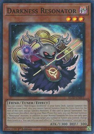 Darkness Resonator [BLZD-EN001] Super Rare 1st Edition