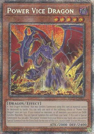 Power Vice Dragon  [BLZD-EN002] Starlight Rare 1st Edition